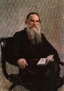 Ilya Repin Portrait of Leo Tolstoy oil on canvas